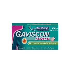 Gaviscon forte borsmenta ízű rágótabletta (24x buborékcsomagolásban)