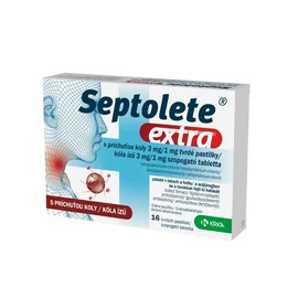 Septolete extra kóla ízű 3 mg/1 mg szopogató tabletta (16x)