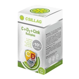 Csillag C+D3+cink Komplex tabletta  (60x+6x)
