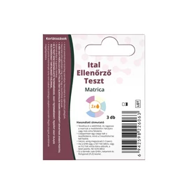 Ital Ellenőrző Teszt Matrica (3db)
