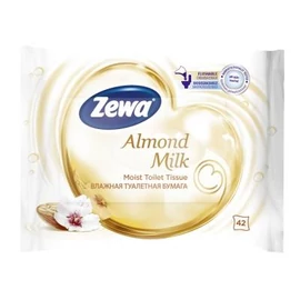 Toalettpapír ZEWA Almond Milk nedves (42x)