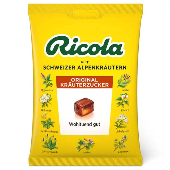 Ricola Original Herb gyógynöv. cukorment. cukorka (75g zacskós)