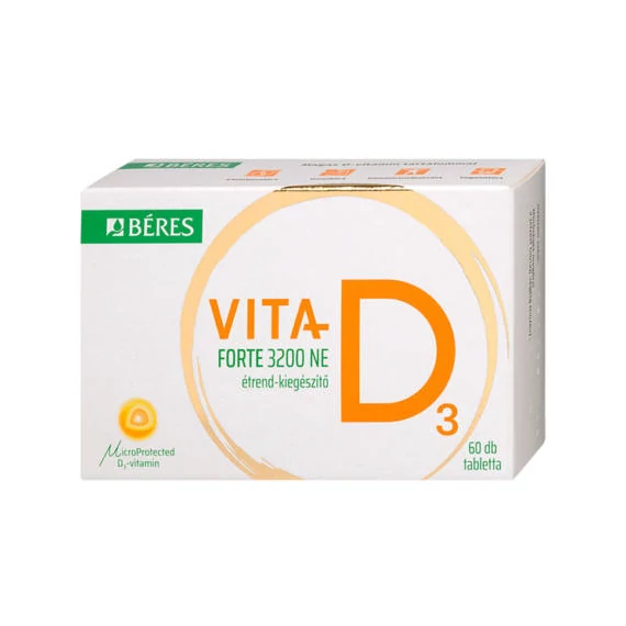 Béres Vita-D3 3200NE Forte ÉTRENDKIEG. tabletta (60x)