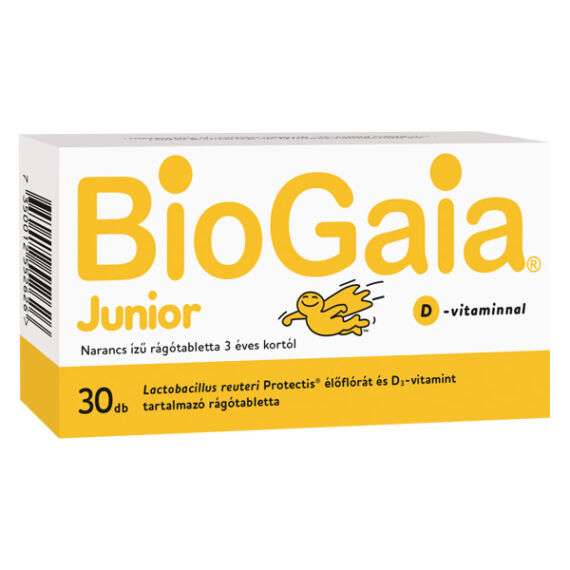 BioGaia Protectis Junior D3 étrendk.rágótabl. nar. (30x)