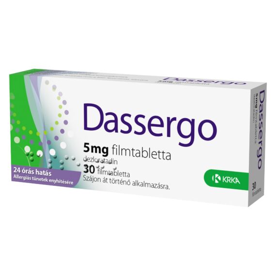 Dassergo 5 mg filmtabletta(régi név:Esradin) (30x)