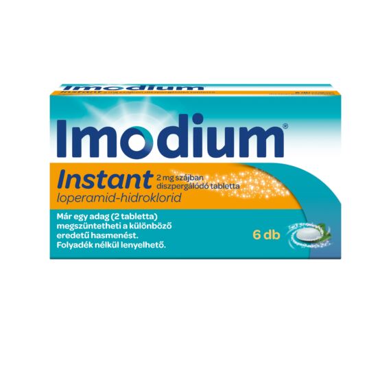 Imodium Instant 2 mg szájban diszpergálódó tabl. (6x)