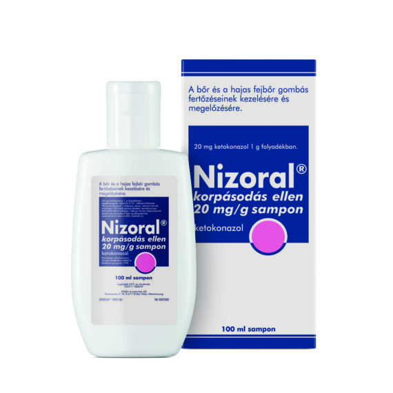 Nizoral 20 mg/g shampon korpásodás ellen (100ml)