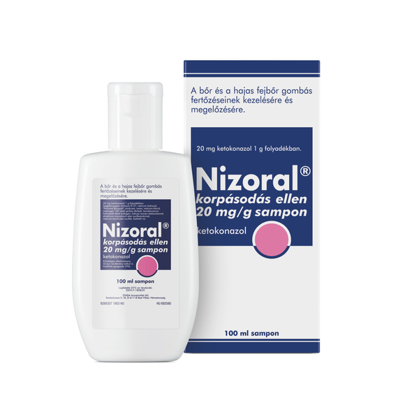 Nizoral 20 mg/g shampon korpásodás ellen (100ml)