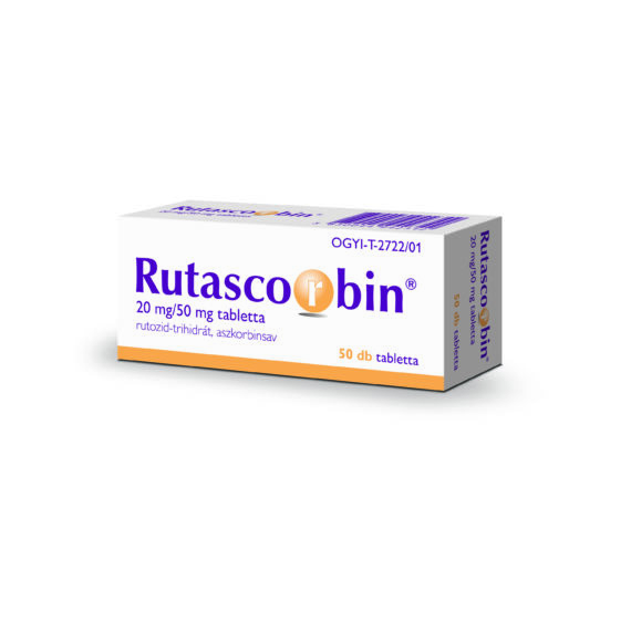 Rutascorbin 20 mg/50 mg tabletta (50x)