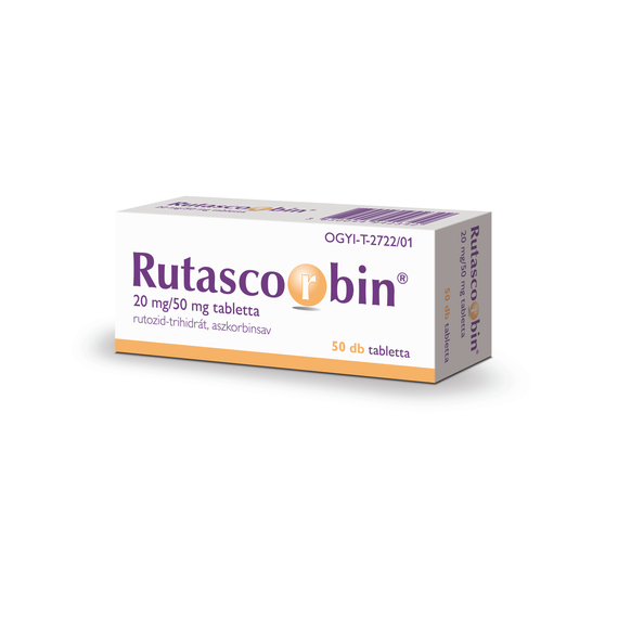 Rutascorbin 20 mg/50 mg tabletta (50x)
