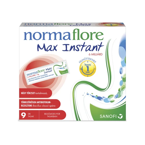 Normaflore Max Instant 6 millárd belsőleges por (9x2g)