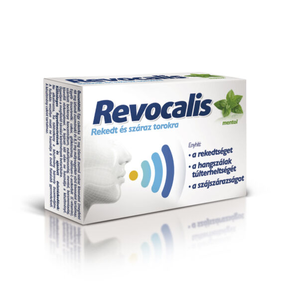 Revocalis szopogató tabletta Mentol (12x)