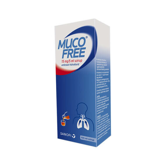 Mucofree 15 mg/5 ml szirup (1x100ml üvegpalackban)