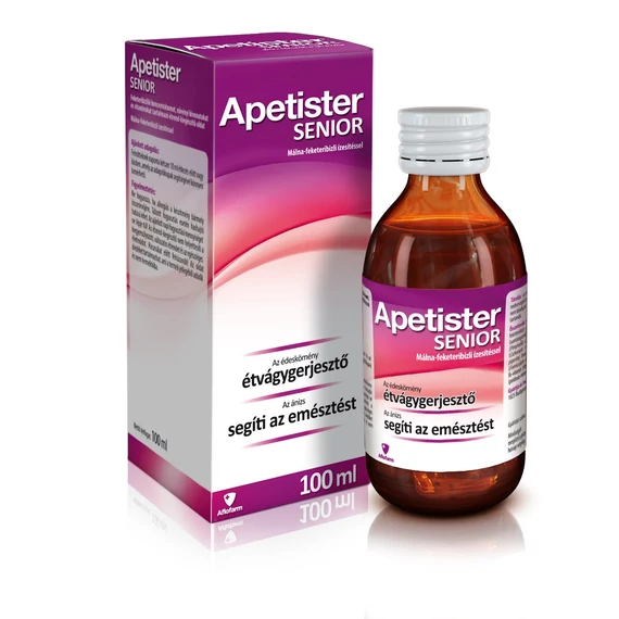 Apetister Senior oldat málna-feketeribizli (100ml)