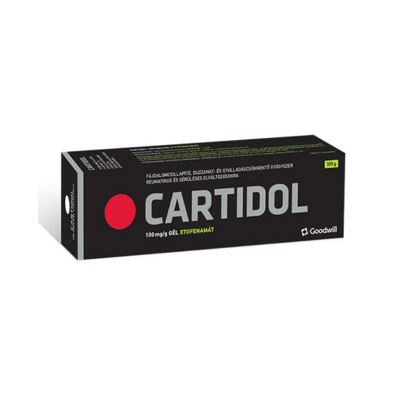 Cartidol 100 mg/g gél (1x100g al tubusban)