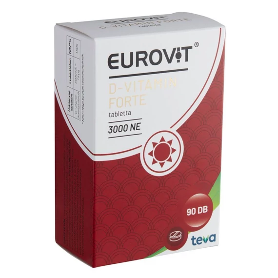 Eurovit D-vitamin 3000NE FORTE tabletta (90x)
