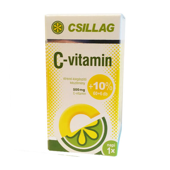 Csillag C-vitamin 500 mg filmtabletta (60x+6x)