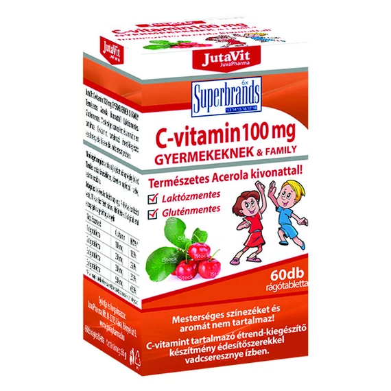 Jutavit C-vitamin  100 mg tabletta acerola gyermek (60x)