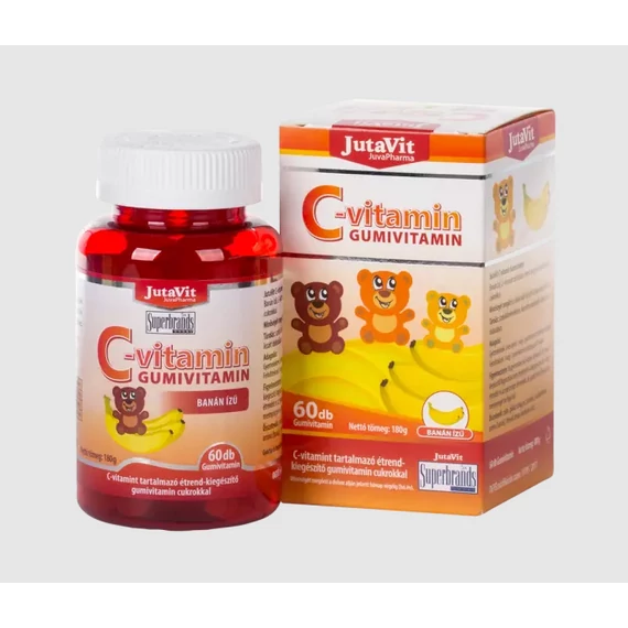 JutaVit C-vitamin  300mg gumivitamin Banán (60x)