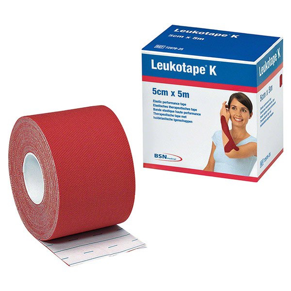 Leukotape K 5cm x 5m piros (1x)