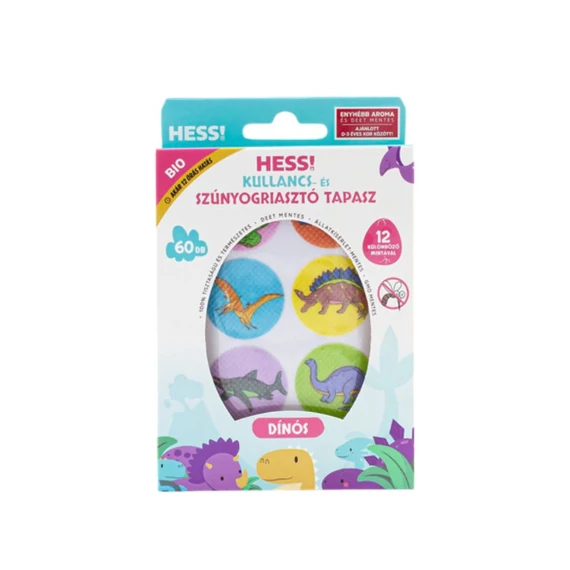 Elysium kullancs-és szúnyogriasztó tapasz dínós 0-3 éves korig (60x)