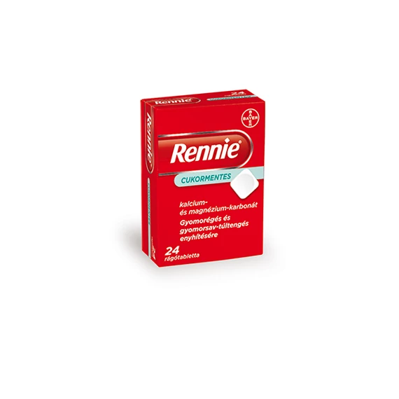 Rennie cukormentes rágótabletta (24x)