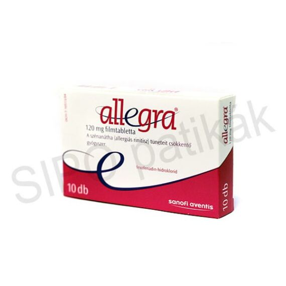 Allegra 120 mg filmtabletta (10x)