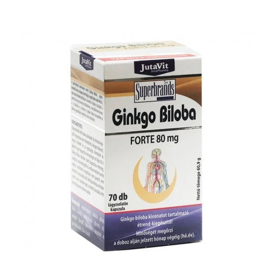 JutaVit Ginkgo Biloba Forte  80 mg lágyzs.kapszula (70x)