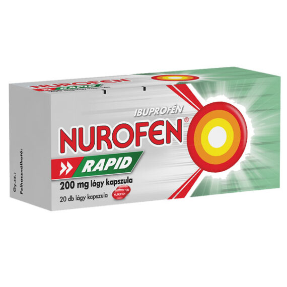 Nurofen Rapid 200 mg lágy kapszula (20x (PVC/PVDC/AL))