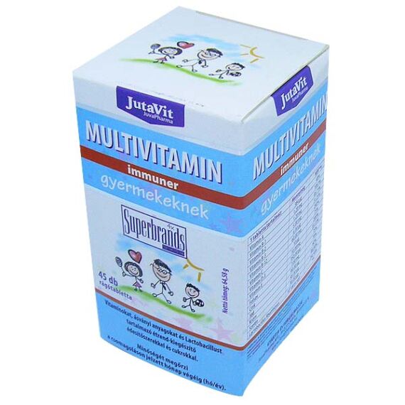 JutaVit Multivitamin Komplex rágótabl. gyermekekn. (45x)