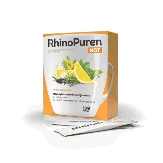 RhinoPuren HOT étrendkiegészítő italpor tasakban (18x)
