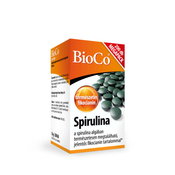 BioCo Spirulina kapszula BIO (200x)