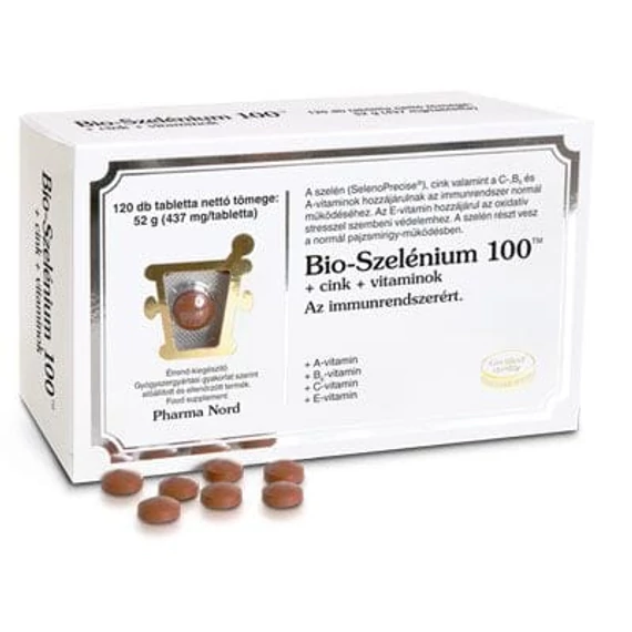 Bio-Szelénium 100TM+cink+vitaminok tabletta (120x)