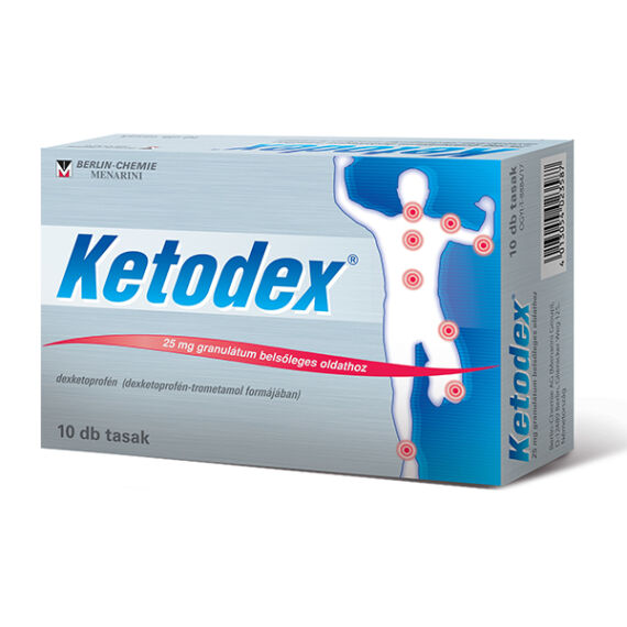 Ketodex 25 mg granulátum belsőleges oldathoz (10x)