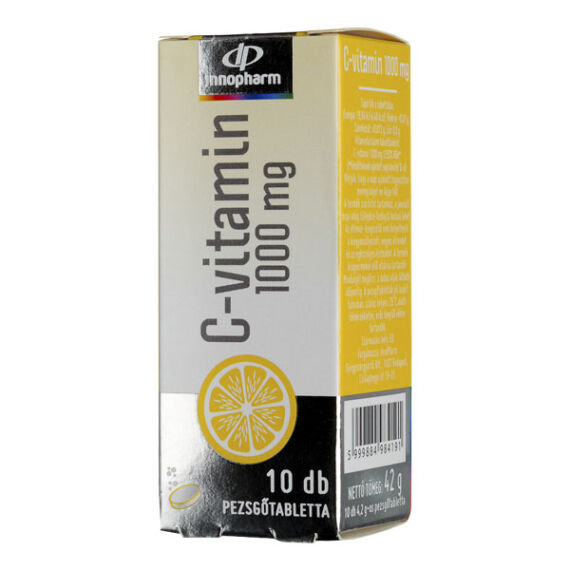 Innopharm C-vitamin 1000 mg pezsgőtabletta vérnara (20x)