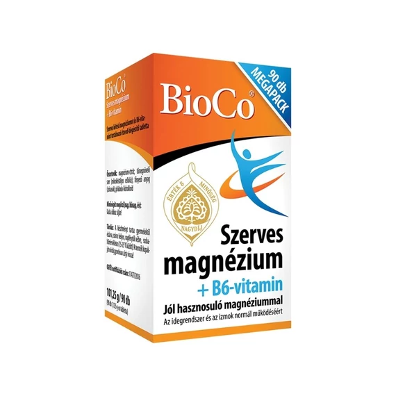 Bioco Szerves Magnézium B6 tabletta (90x)