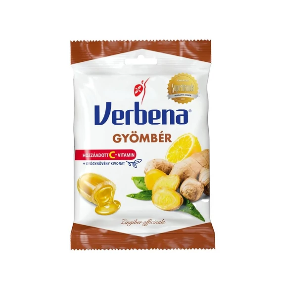 Verbena cukorka gyömbér (60g)