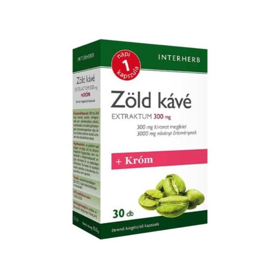 Napi 1 Zöldkávé 300 mg Króm kapszula (30x)