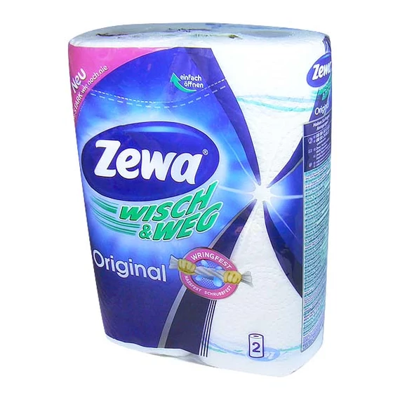 Konyhai papírtörlő ZEWA Wisch/Weg 45lap (2x)