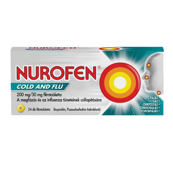 Nurofen Cold and Flu 200mg/30mg filmtabletta (24x)