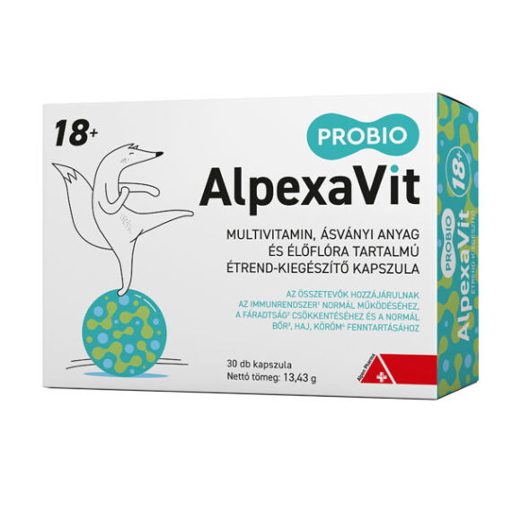 AlpexaVit Probio 18+ kapszula (30x)
