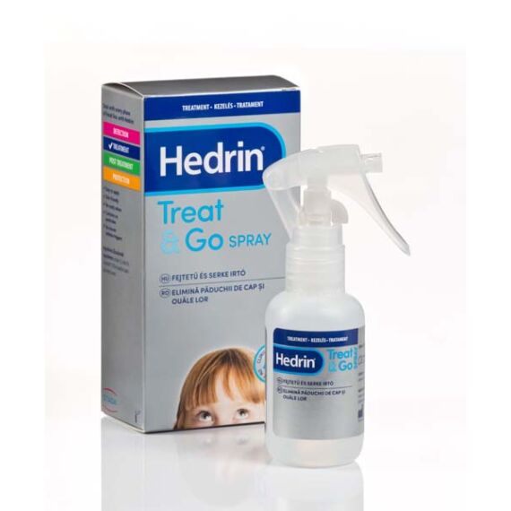 Hedrin Treat and Go tetűirtó spray (60ml)