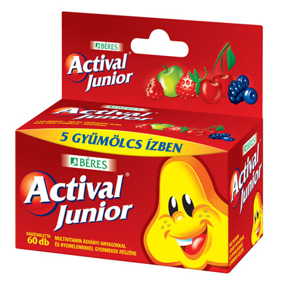 Actival Junior rágótabletta OGYI TT (60x HDPE tartály)