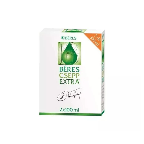 Béres Csepp Extra belsőleges oldatos cseppek (2x100ml)
