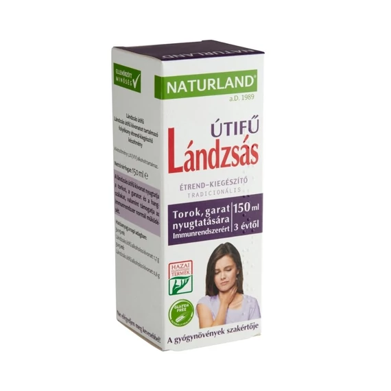 Naturland Lándzsás útifű szirup (150ml)