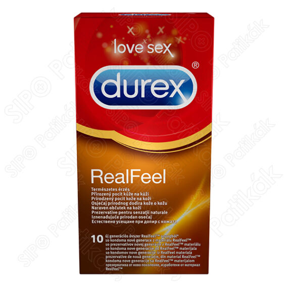 Óvszer Durex Real Feel (10x)