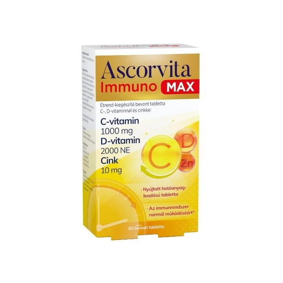 Ascorvita Immuno MAX bevont tabletta (60x)