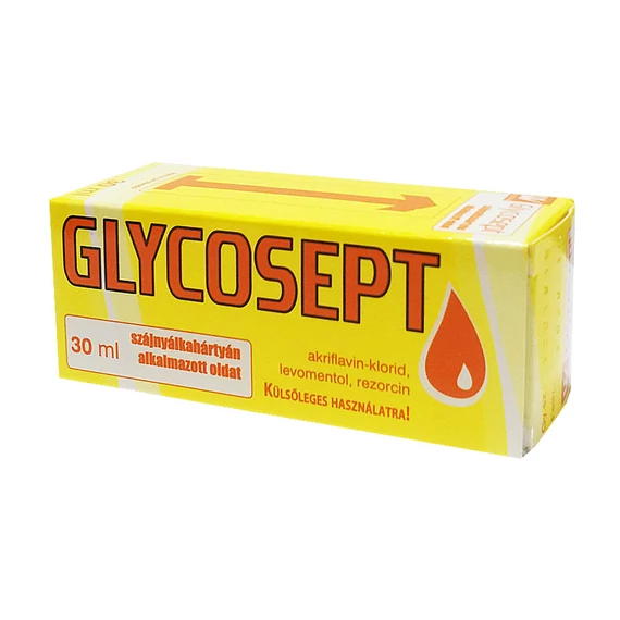 Glycosept szájnyálkahártyán alkalmazott oldat (30ml)