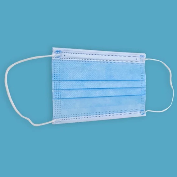 Szájmaszk 3 rétegű gyerek kék (1x)