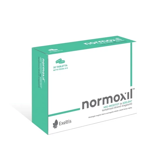Exeltis Normoxil mio-inozit és szelén tartalmú étrend-kiegészítő tabletta (30x)